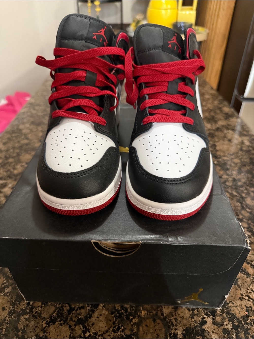 Nike Air Jordan 1 Low Black/White/Red
